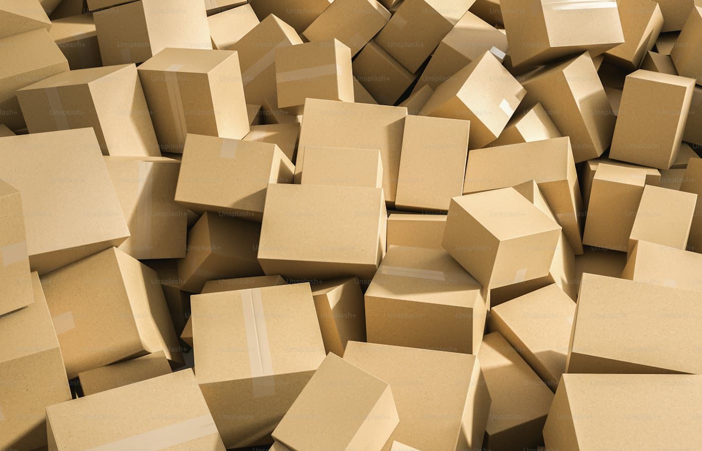 Orders being packed for dispatch